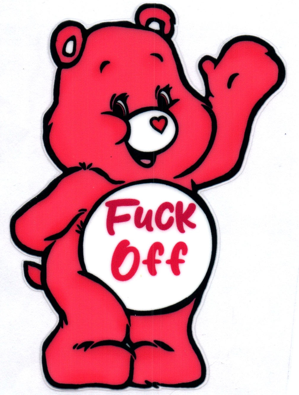 F... Off Swear Bear Decal 10
