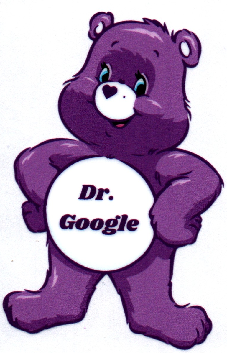 Dr. Google Swear Bear Decal 13