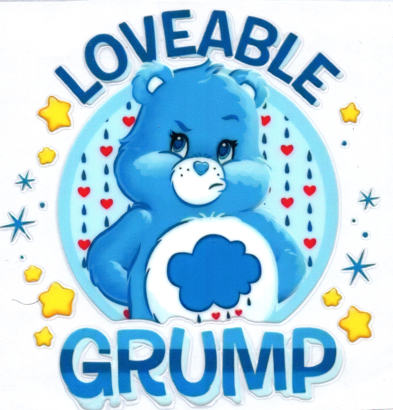 Loveable Grump Swear Bear Decal 29