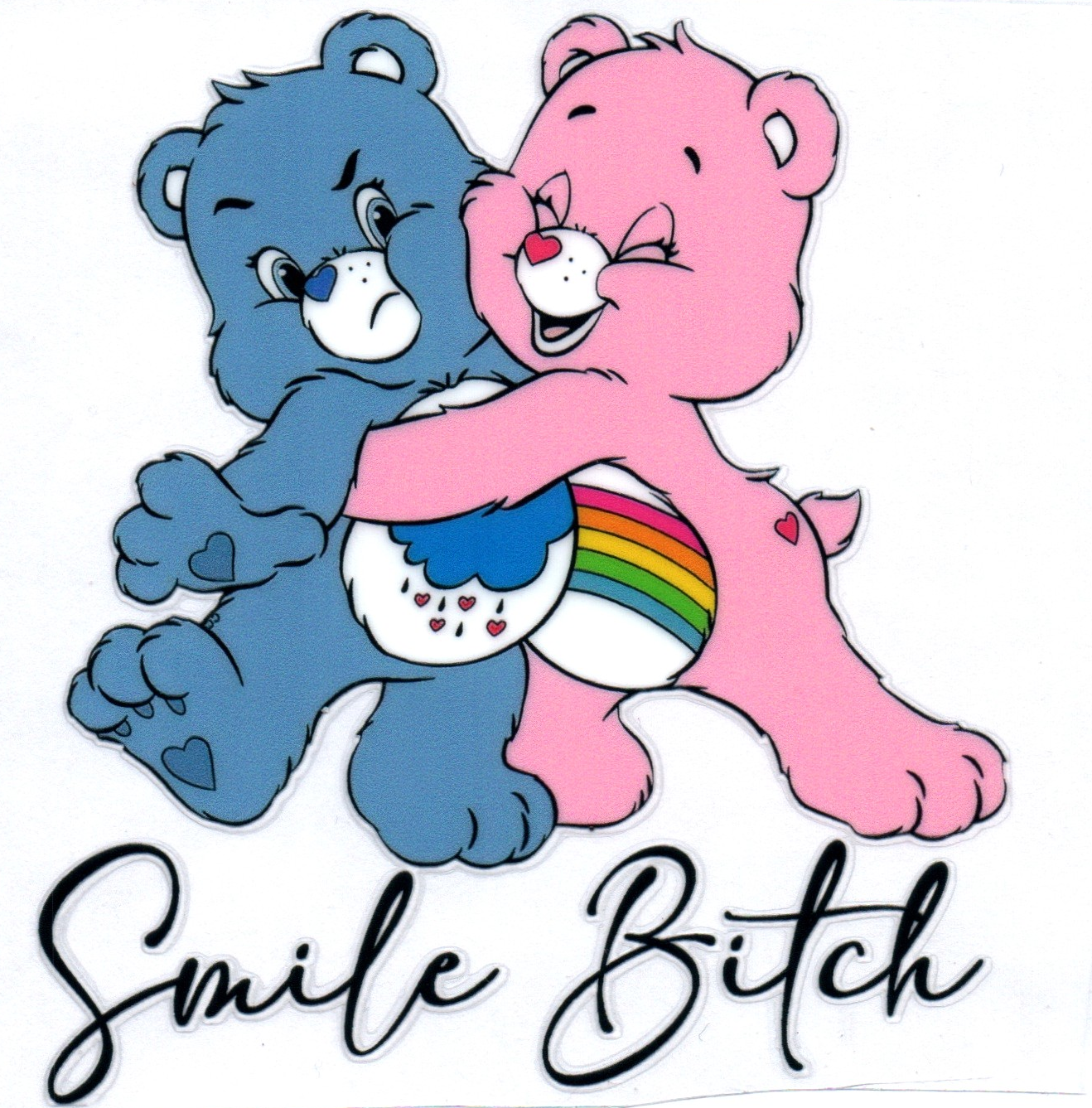 Smile B Swear Bear Decal 30