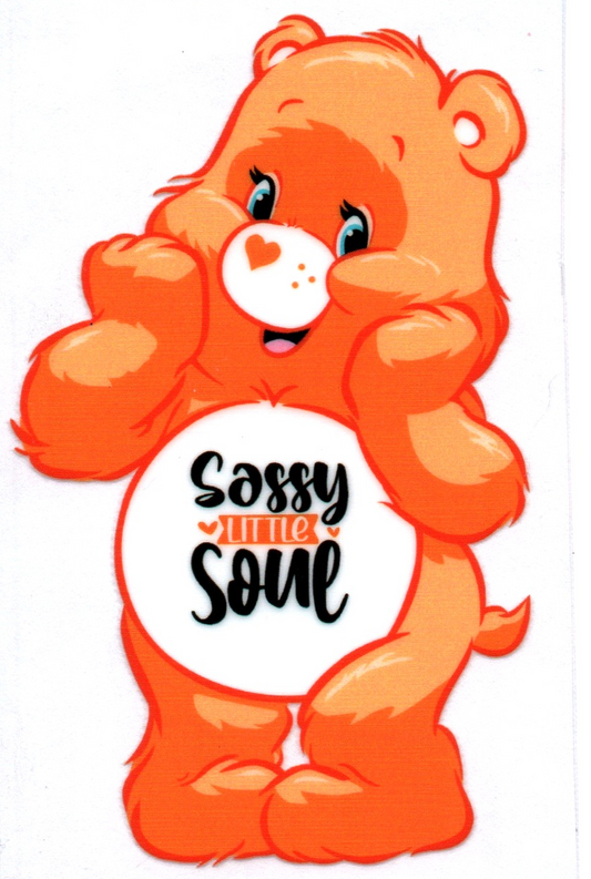 Sassy little soul Swear Bear Decal 41