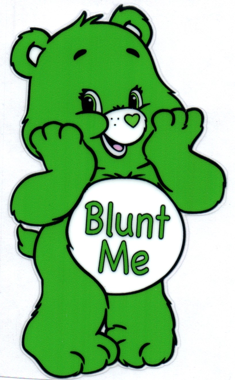 Blunt me Swear Bear Decal 42