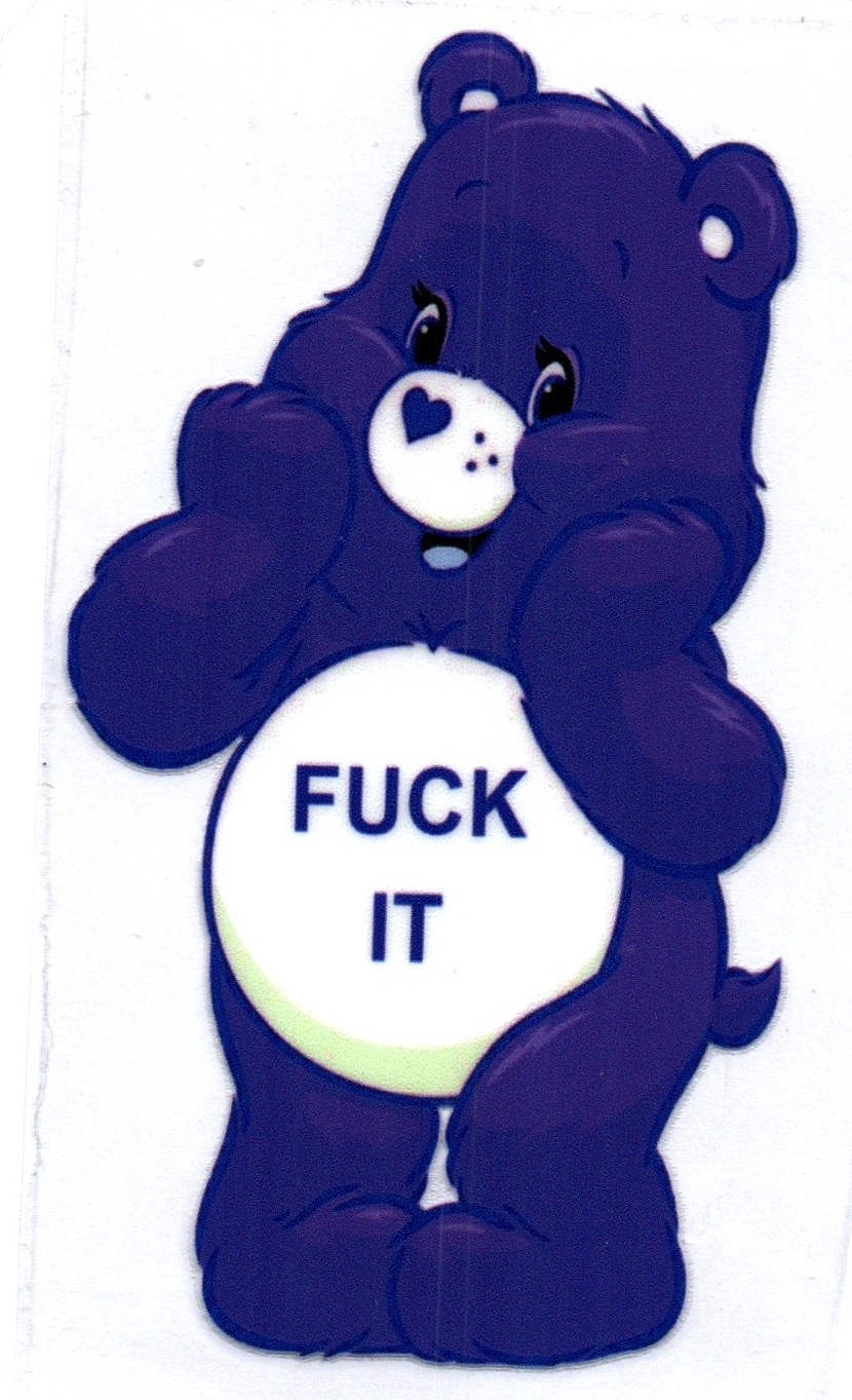 F... it Swear Bear Decal 6