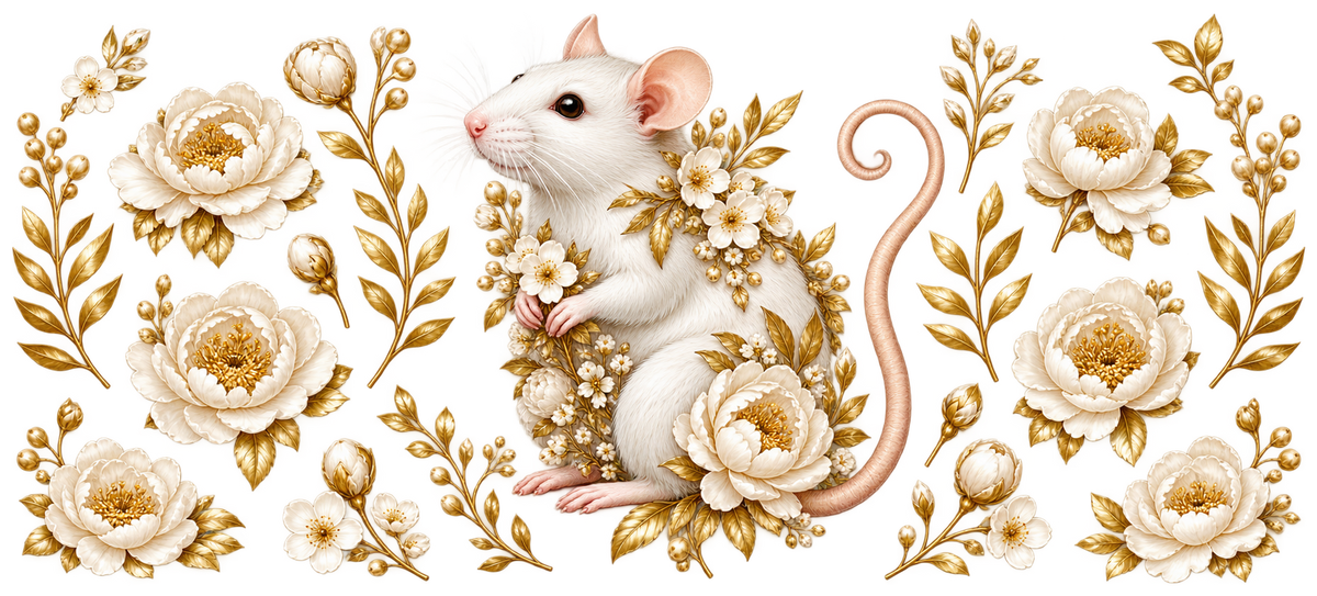 YEAR OF THE RAT WHITE SET  POD