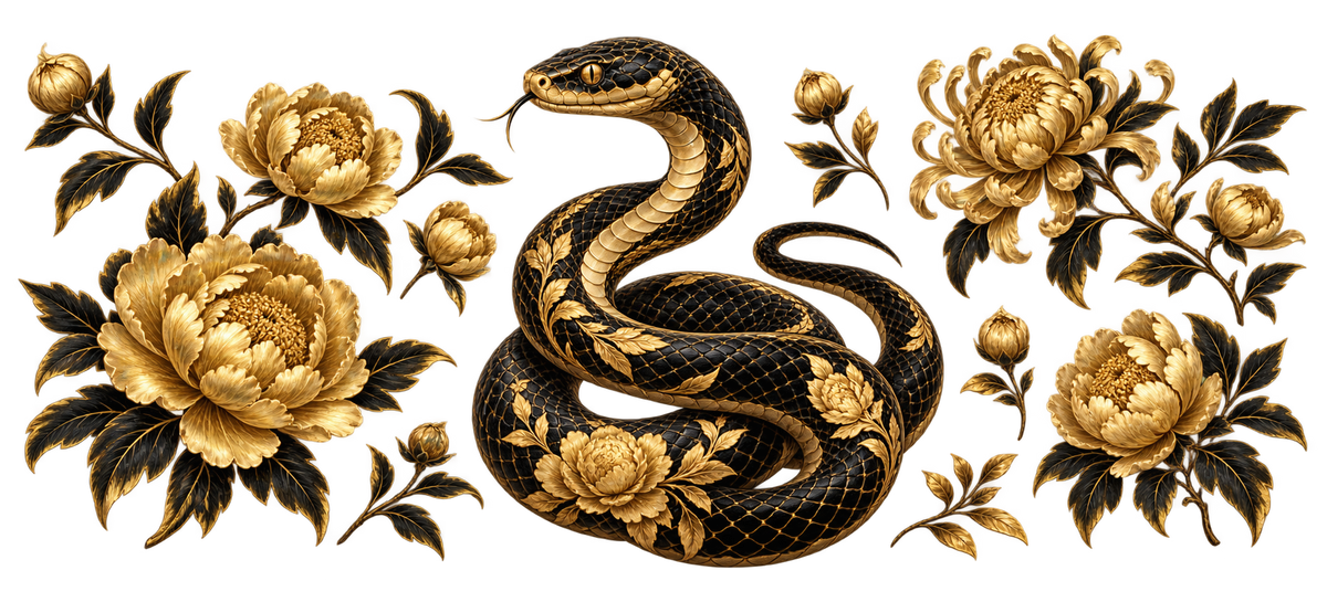 YEAR OF THE SNAKE BLACK POD
