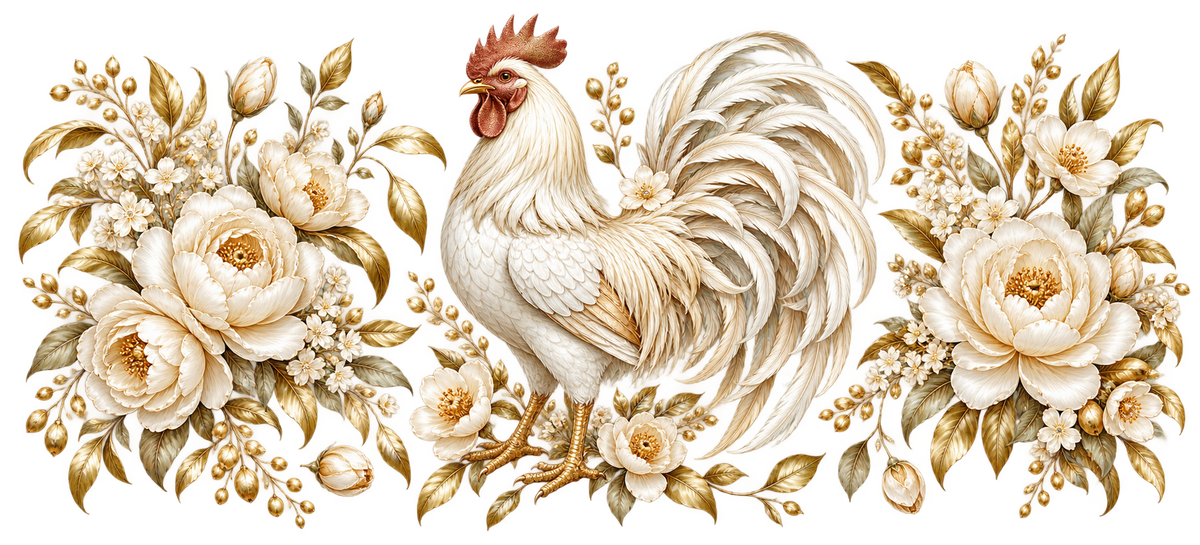 YEAR OF THE CHICKEN WHITE SET  POD