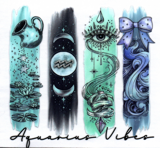 Aquarius Zodiac Decal 5