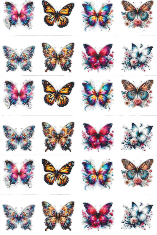 Butterfly 12 Kiss Cut