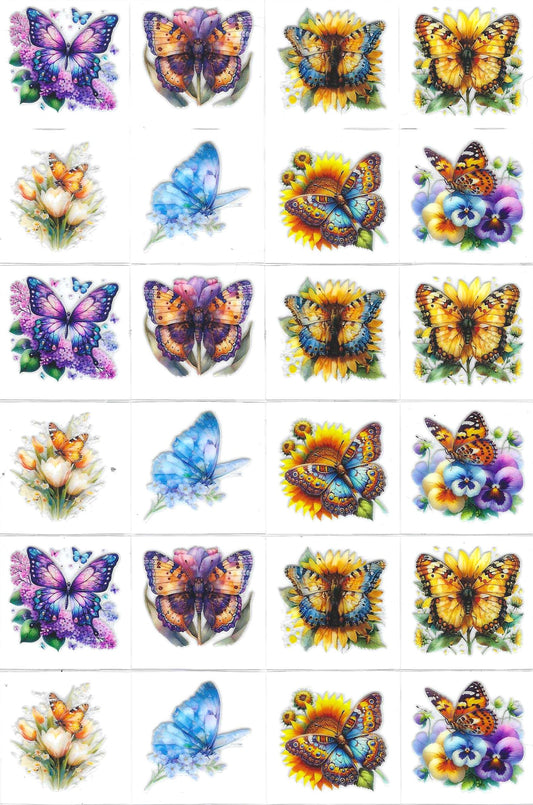 Butterfly 6 Kiss Cut