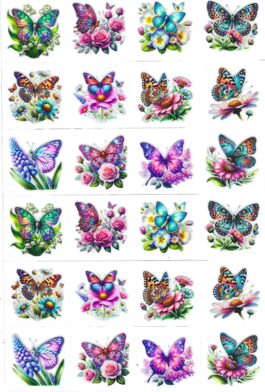 Butterfly 7 Kiss Cut
