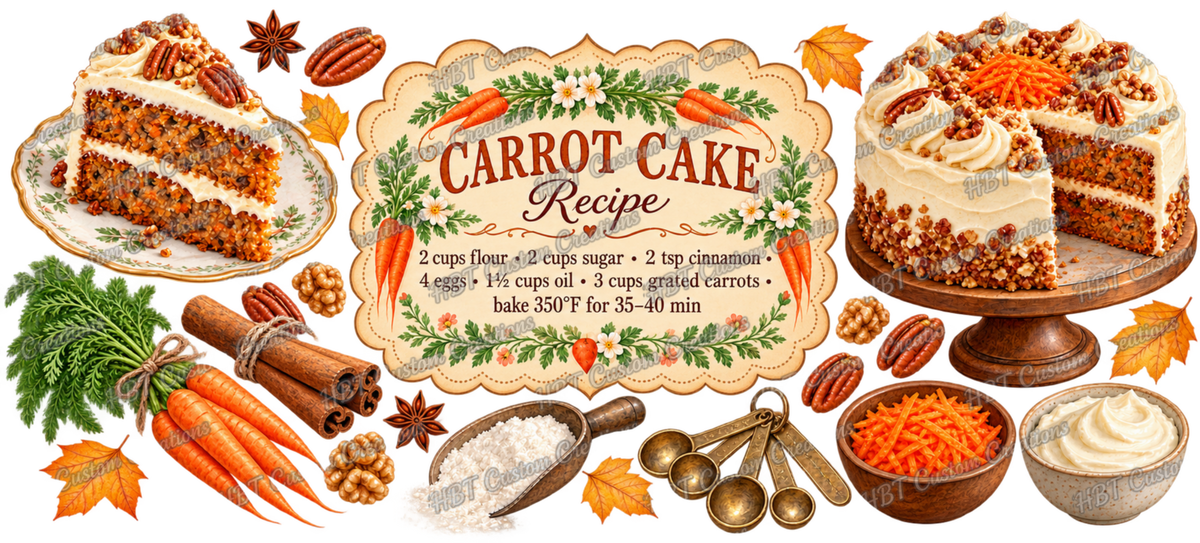 RECIPE 16OZ Carrot Cake POD