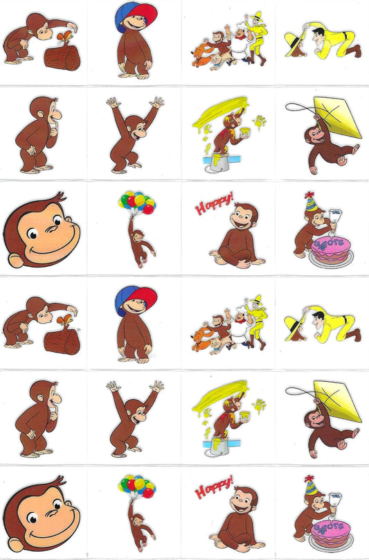 Curious Monkey Kiss Cut