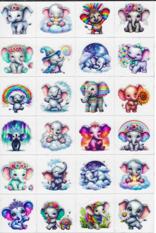 Cute Elephant 2 Kiss Cut