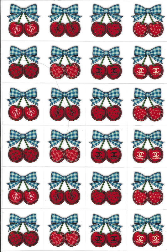 Designer Cherries 1 Kiss Cut