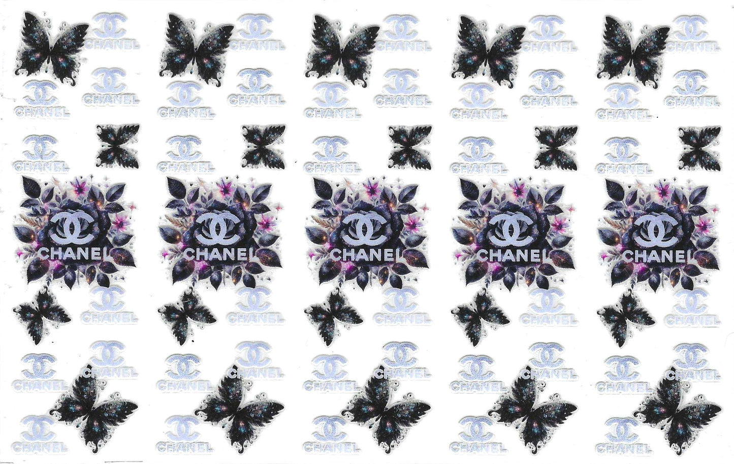 Designer C-C w/ Butterflies Pen Wraps