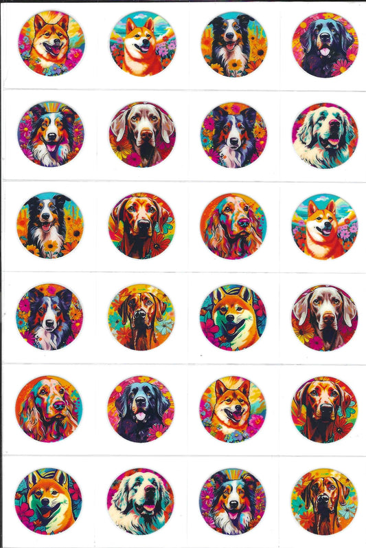 Dogs 3 Kiss Cut