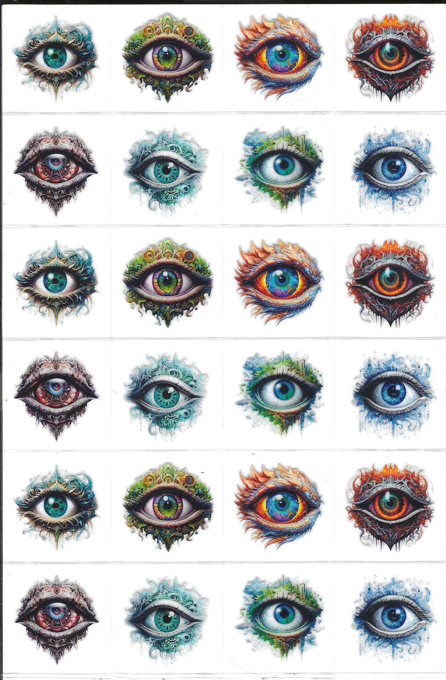 Eyes Kiss Cut