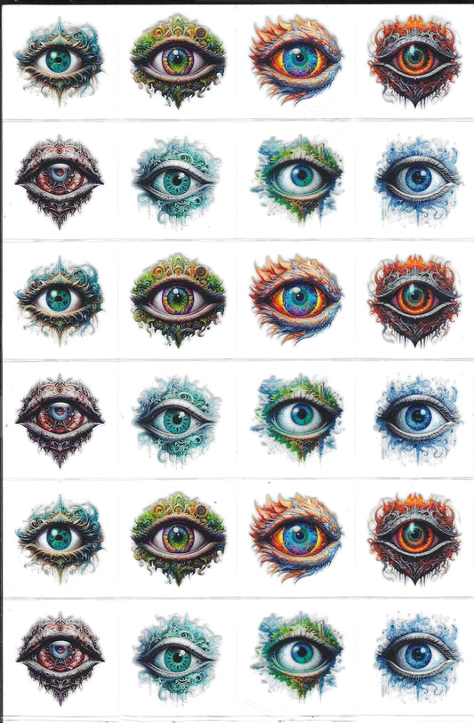 Eyes Kiss Cut