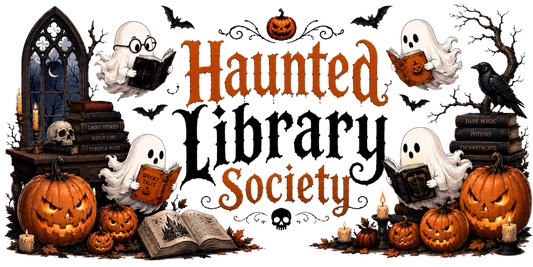 Haunted Library 16 oz