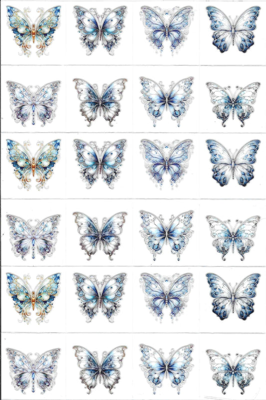 Butterfly 5 Kiss Cut