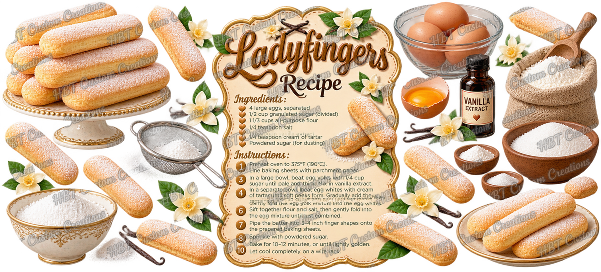 RECIPE 16OZ Ladyfingers POD