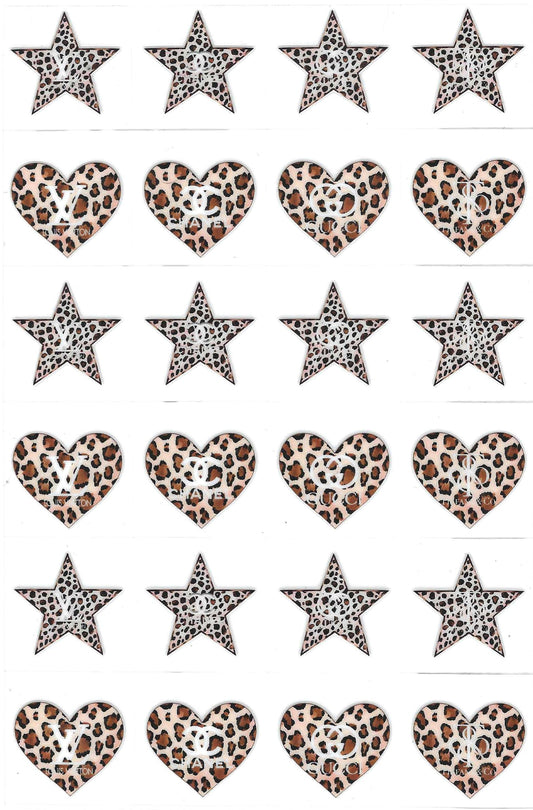 Leopard Print Designer 1 Kiss Cut