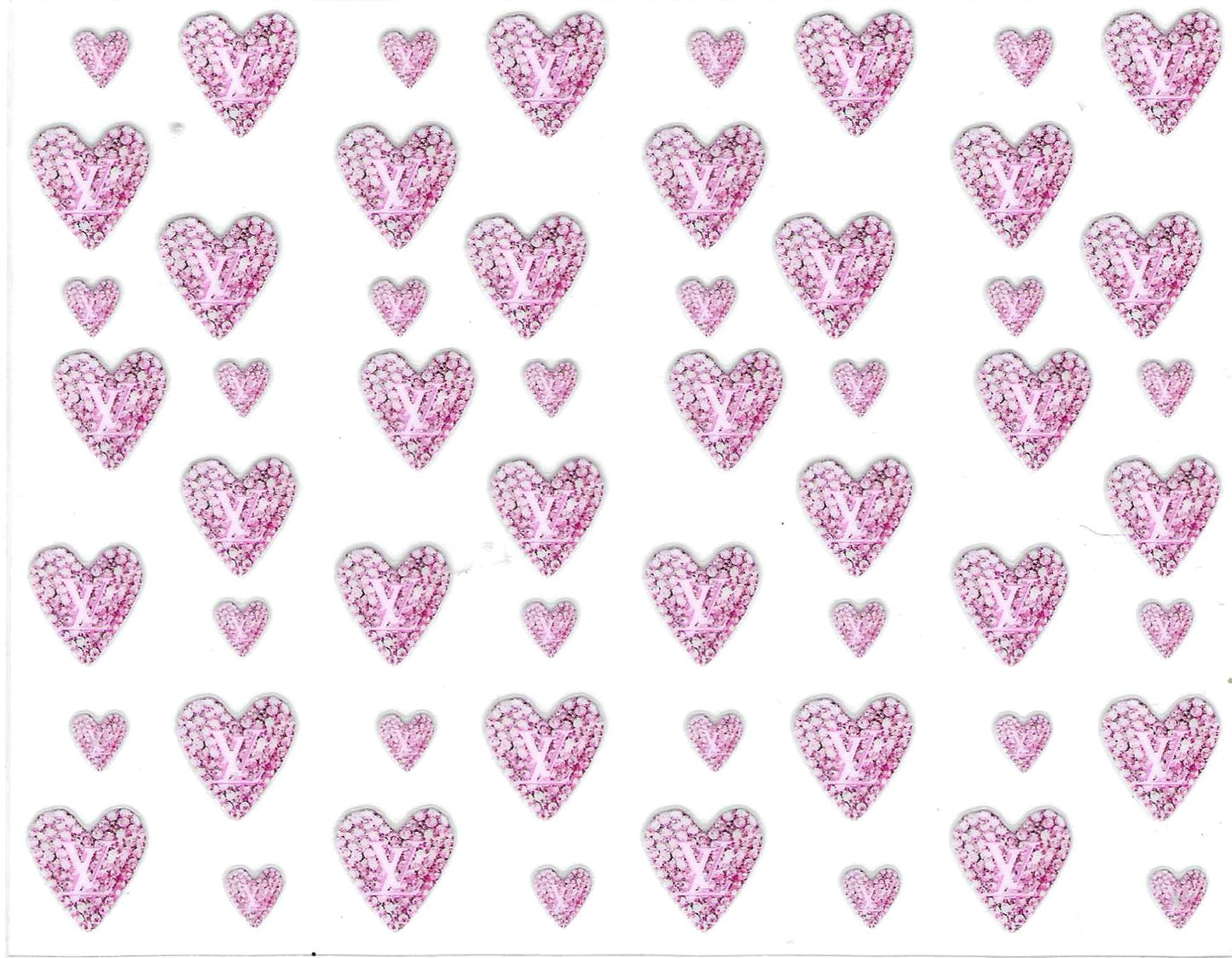 Pink Hearts design Pen Wraps