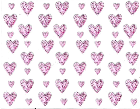 Pink Hearts design Pen Wraps