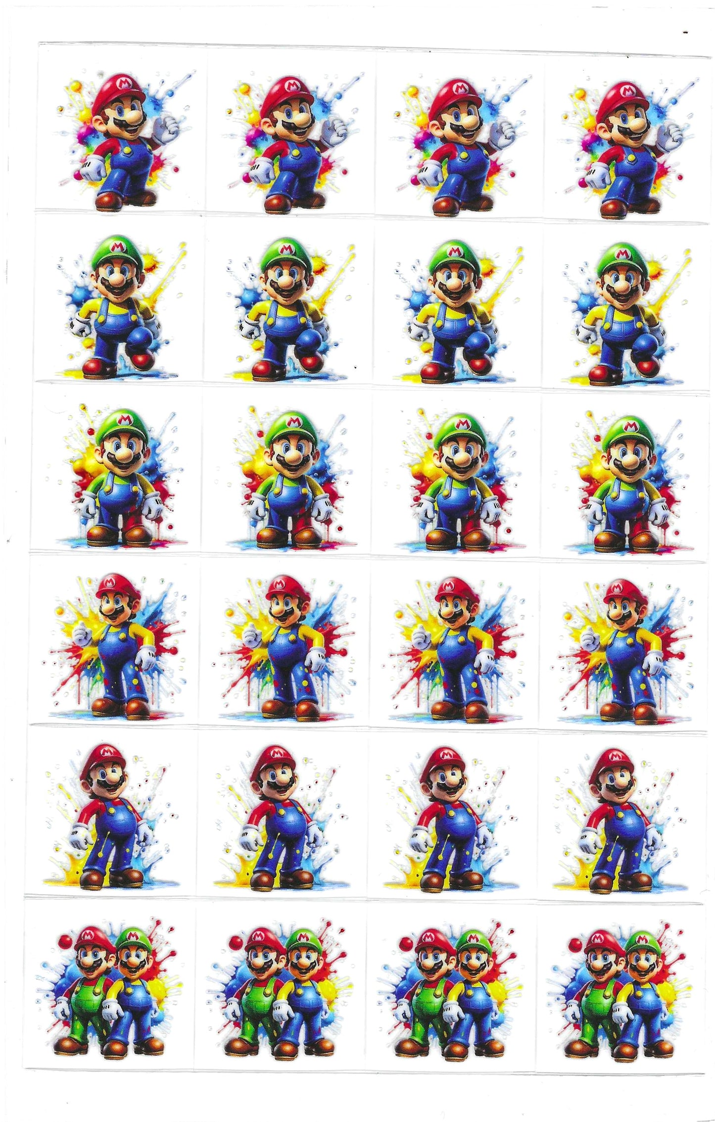 Mario 1 Kiss Cut