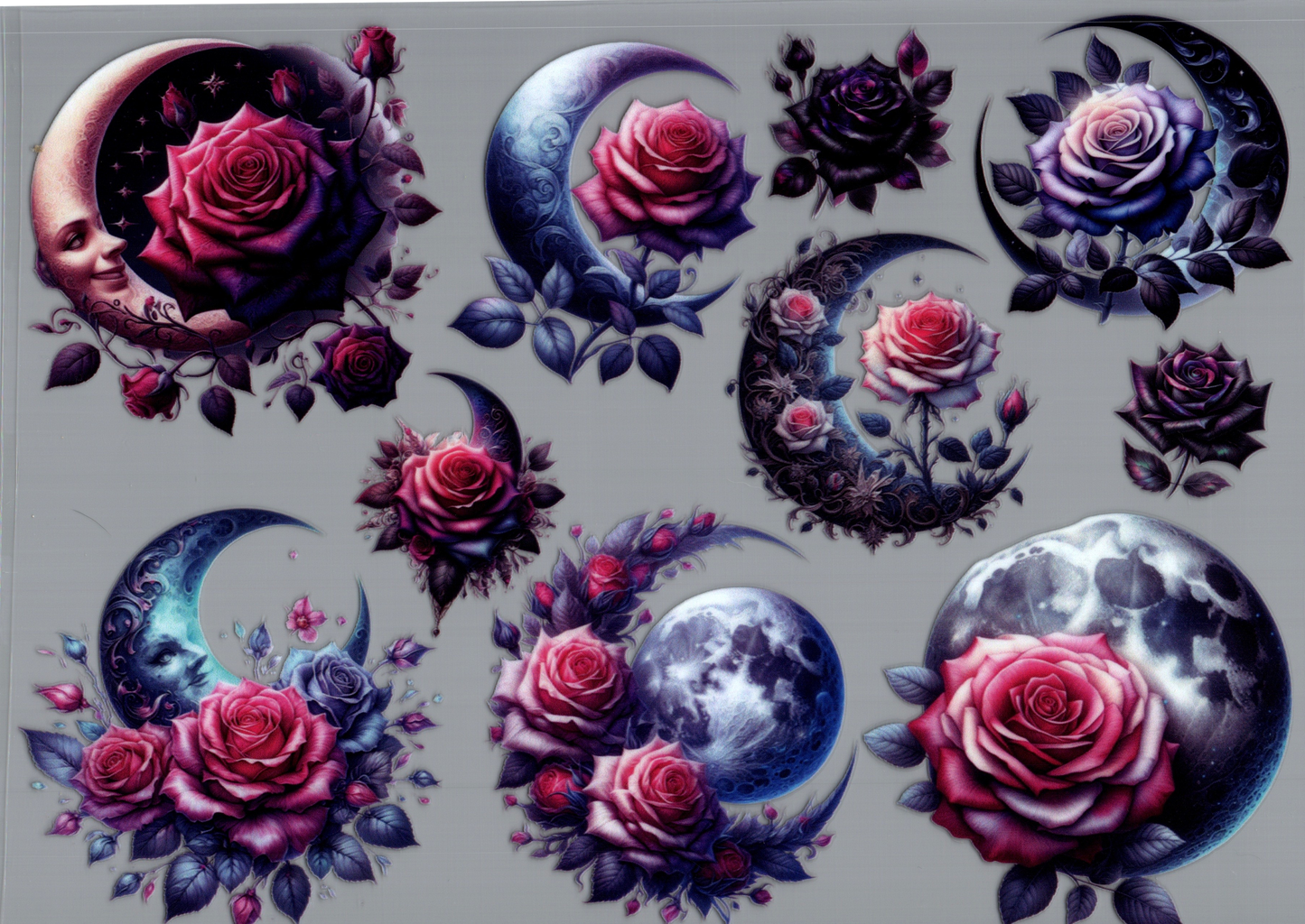 Moons & Pink Rose's Element