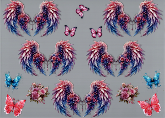 Multi-Colored Wings Element