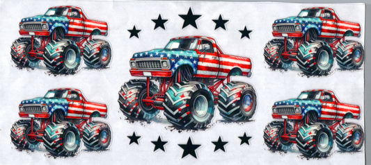 16oz Patriotic lifted Truck
