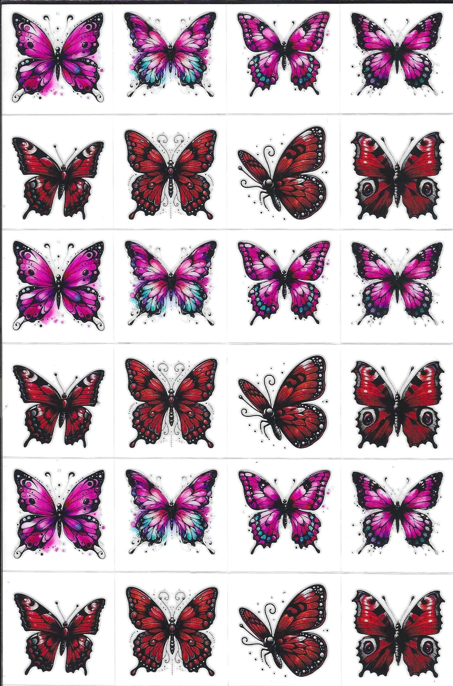 Butterfly 3 Kiss Cut