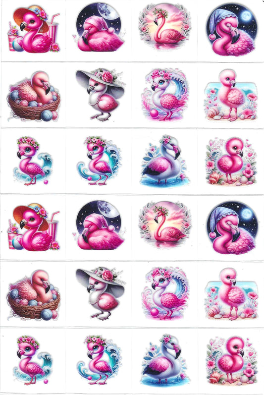 Flamingos 2 Kiss Cut