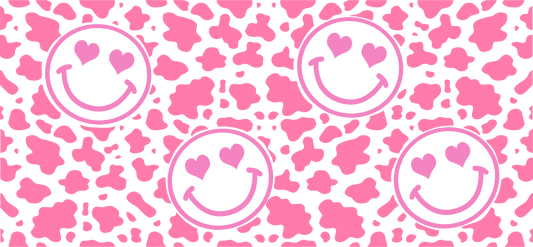 Pink Leopard Smiley 16 oz