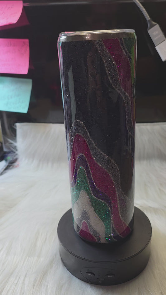 30oz Geode Glitter Tumbler