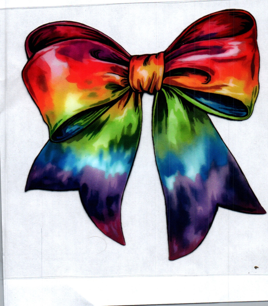 Rainbow Bow Pride Decal