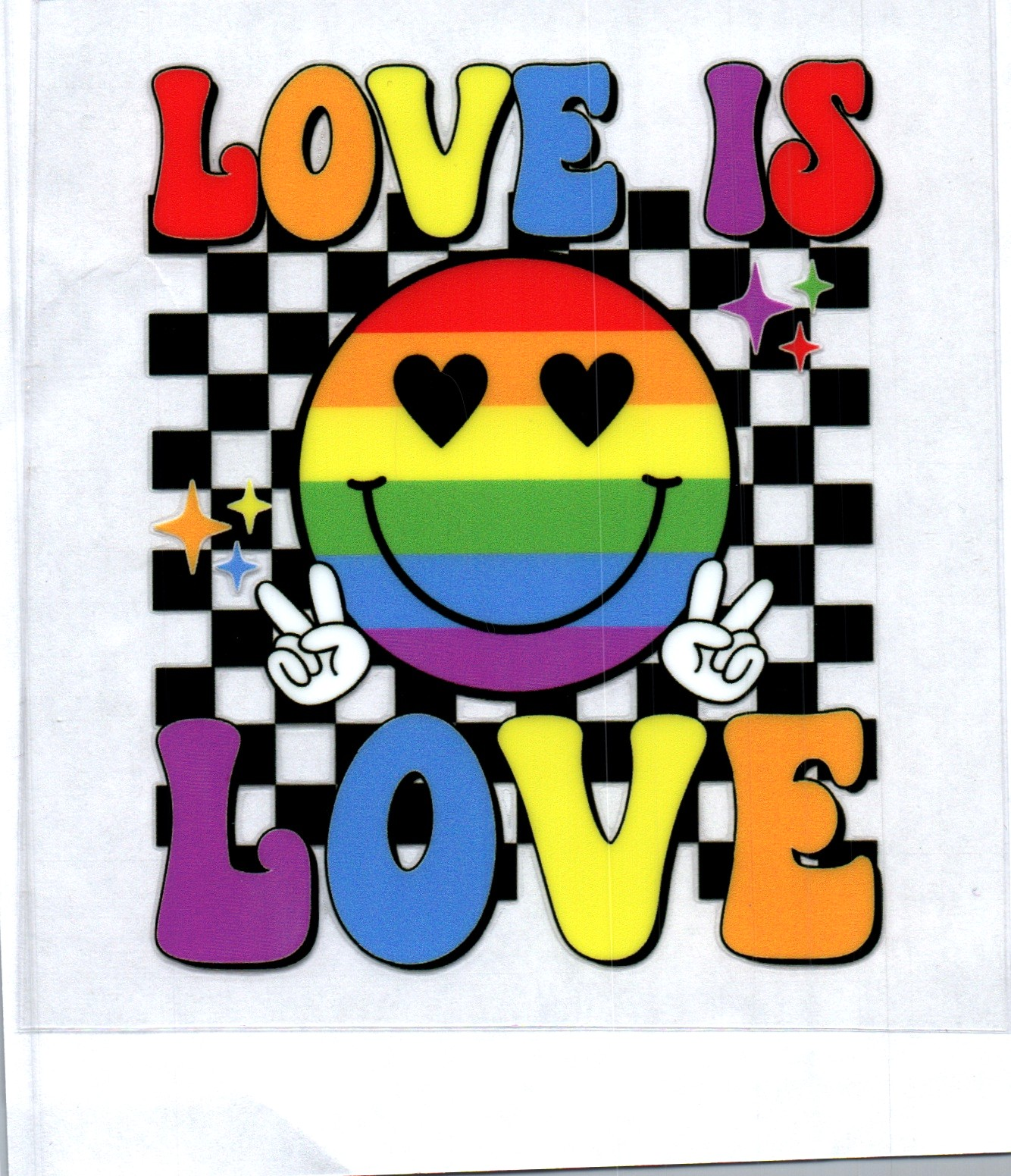 Love is Love 2 Pride Decal