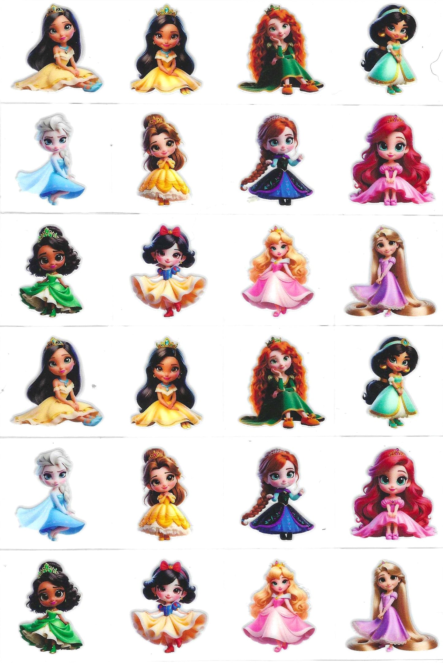 Little Girl Princess Kiss Cut