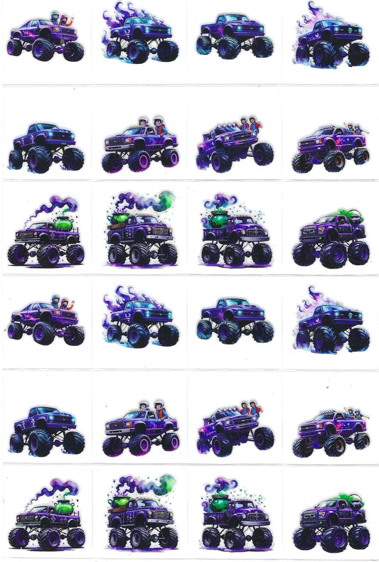 Monster Trucks 3 Kiss Cut