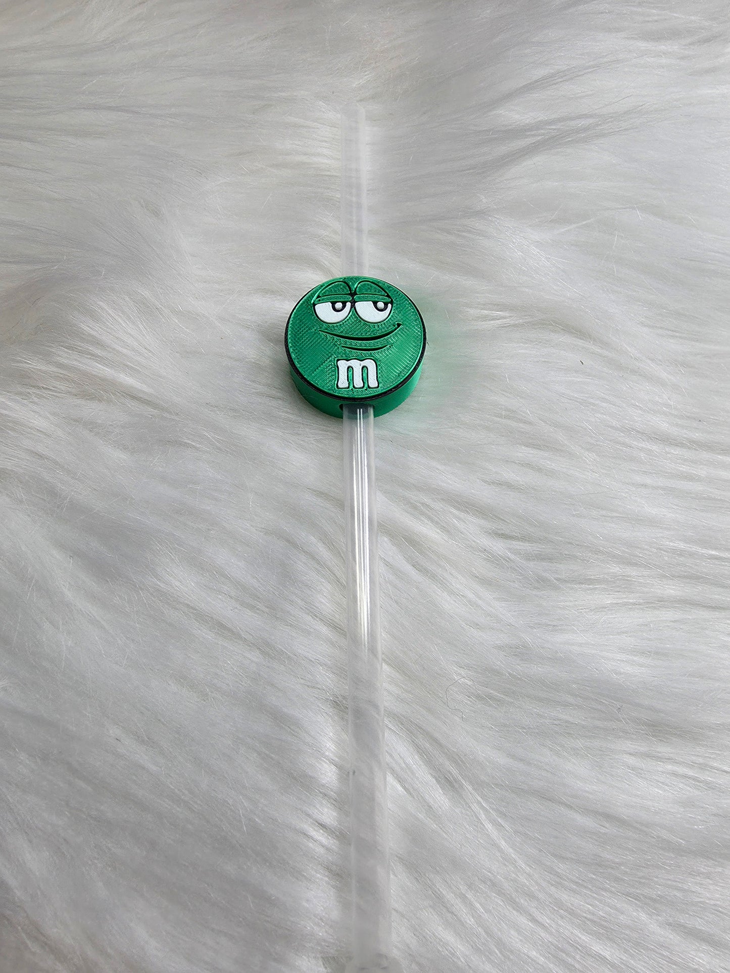 3D M & M Straw Topper