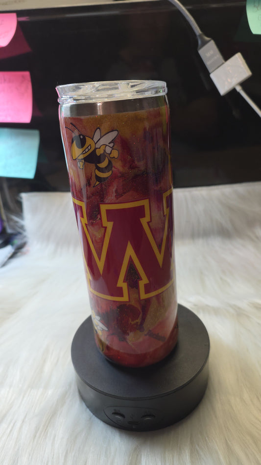 20 oz Williamstown Yellow Jacket  Tumbler WHS