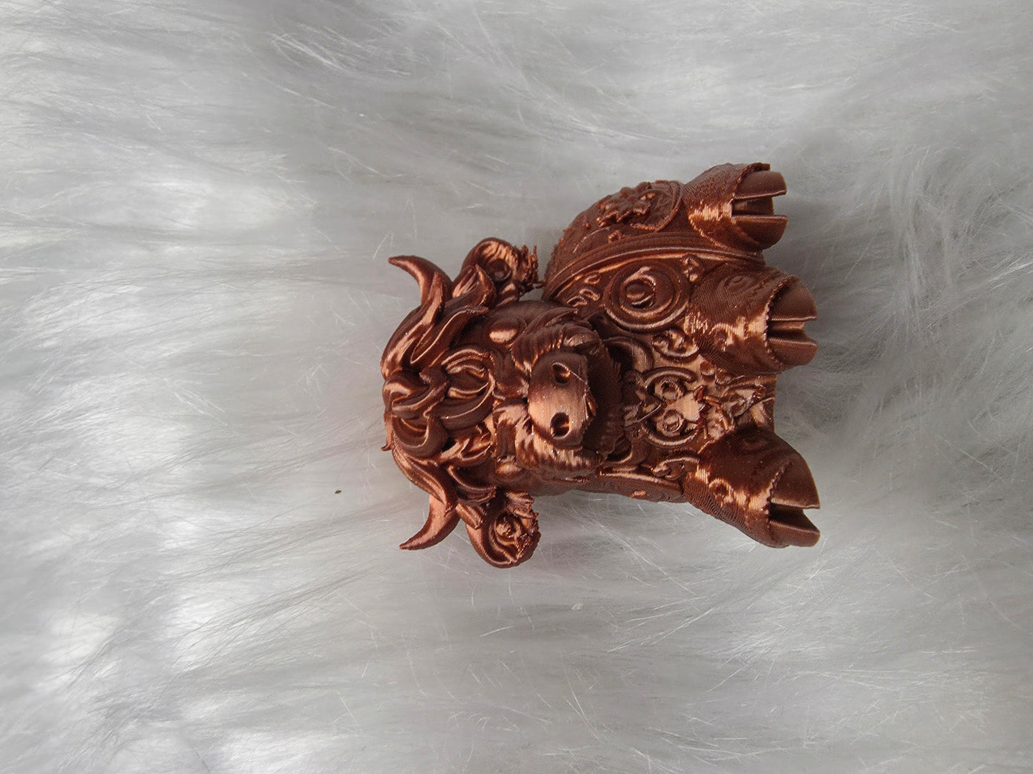 Small 3D printed Steampunk Highland Cow