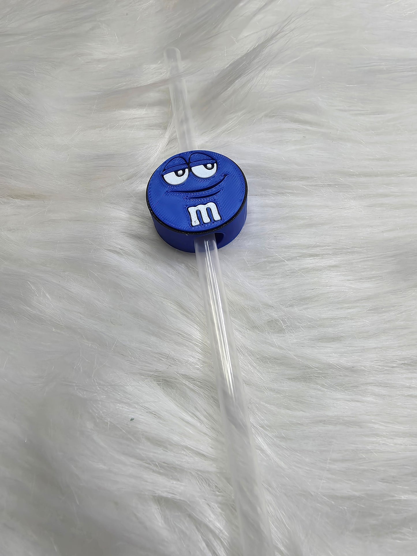3D M & M Straw Topper