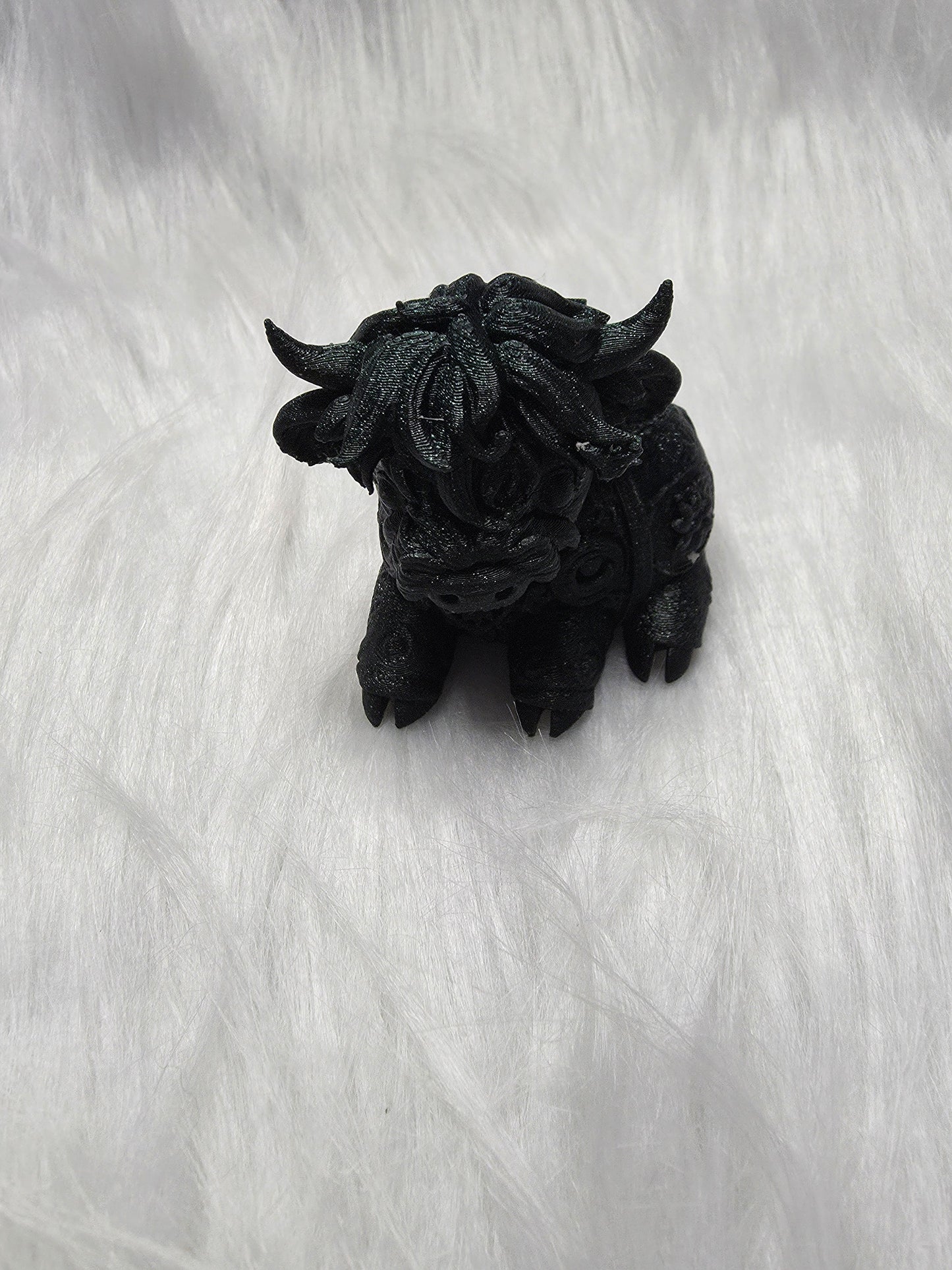 SMALL STEAMPUNK HIGHLAND COW