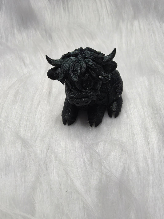 SMALL STEAMPUNK HIGHLAND COW