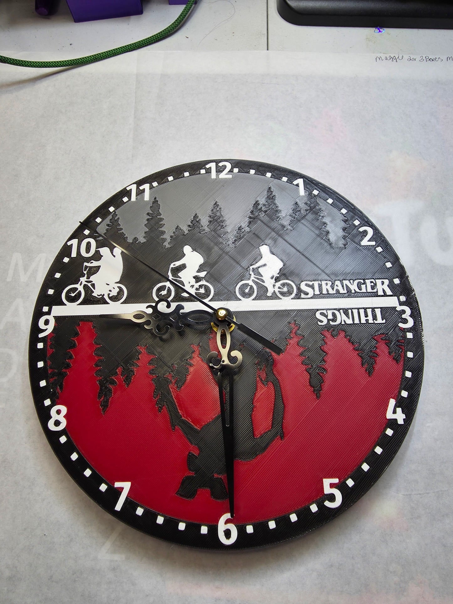 STRANGER THINGS CLOCK