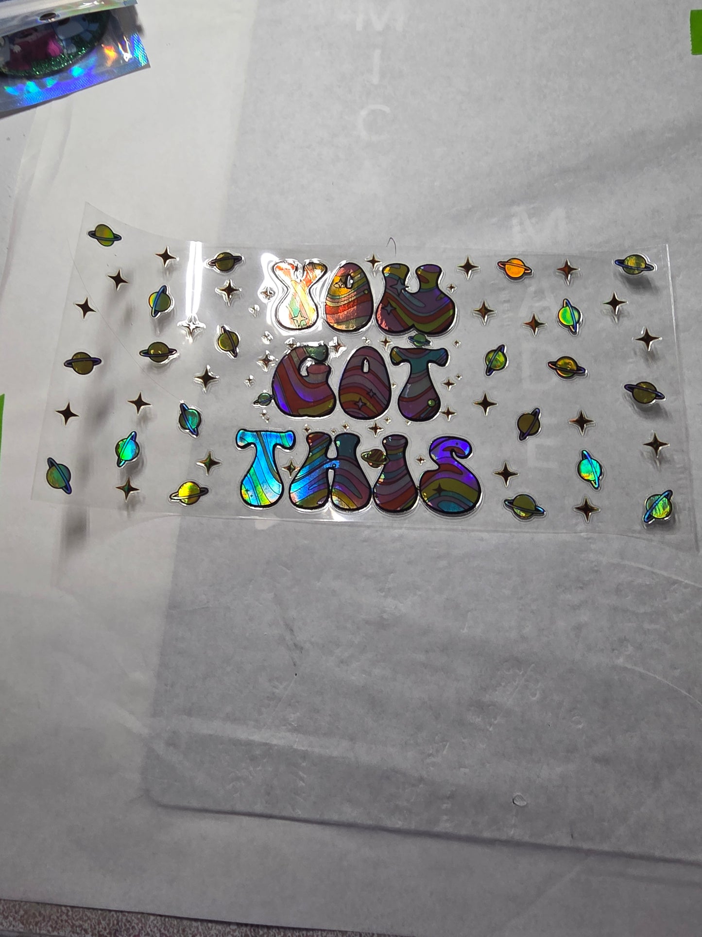 16oz Holographic Wrap