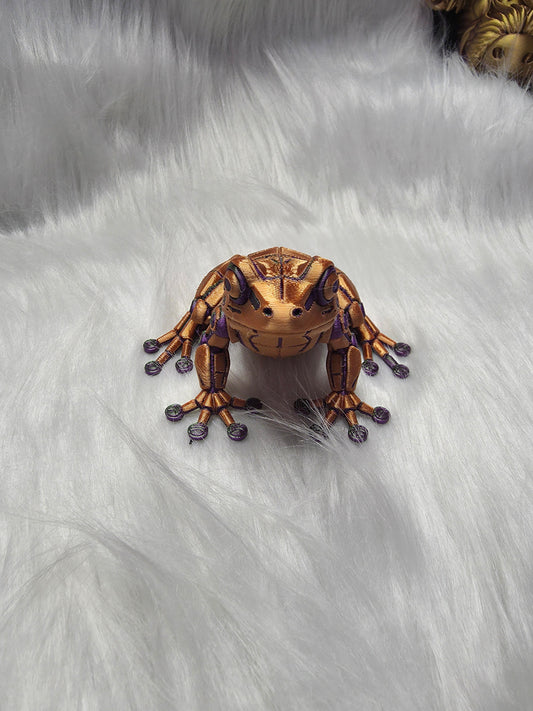 MULTI COLOR STEAMPUNK FROG