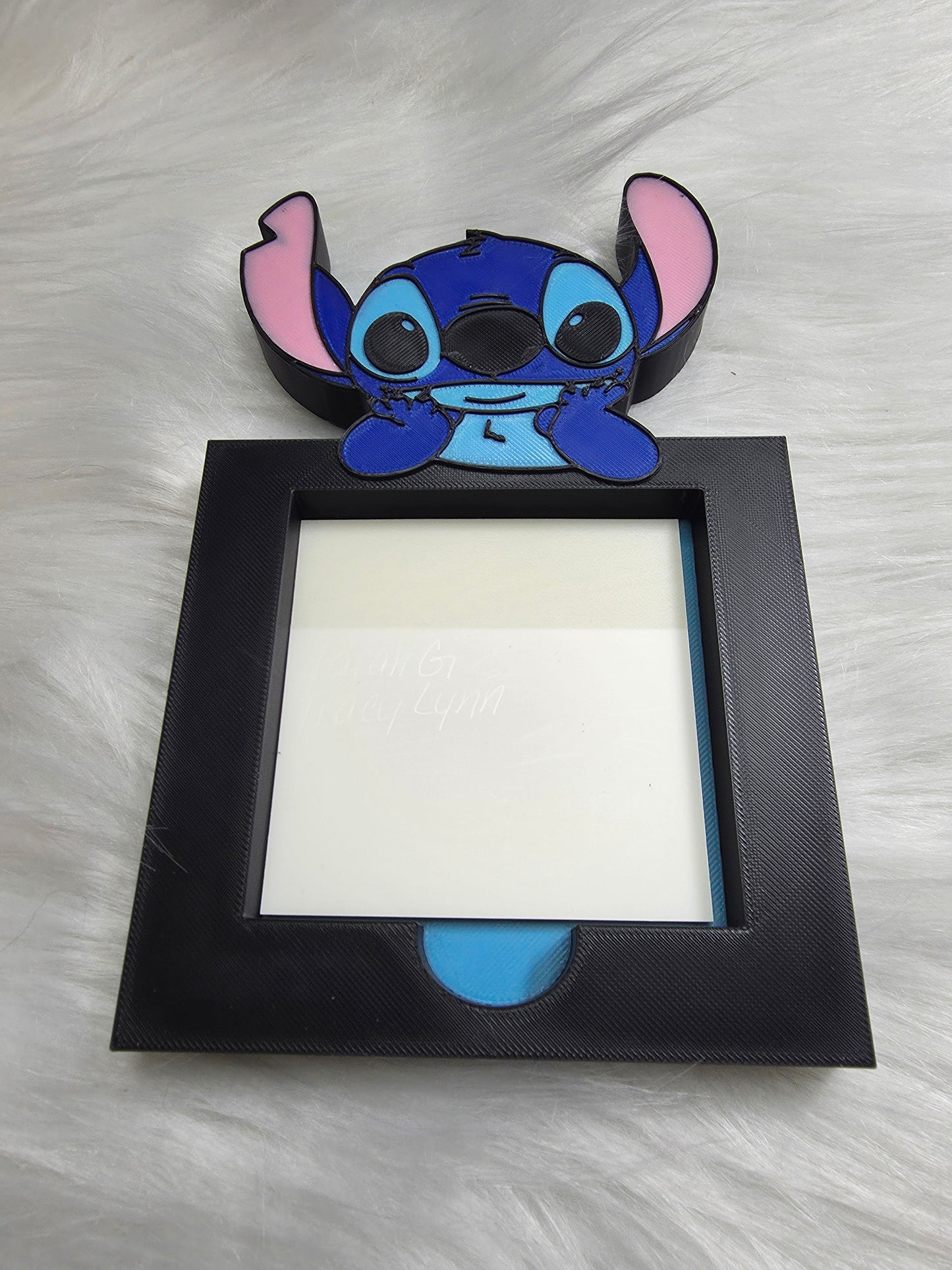 Blue Guy Post It Holder